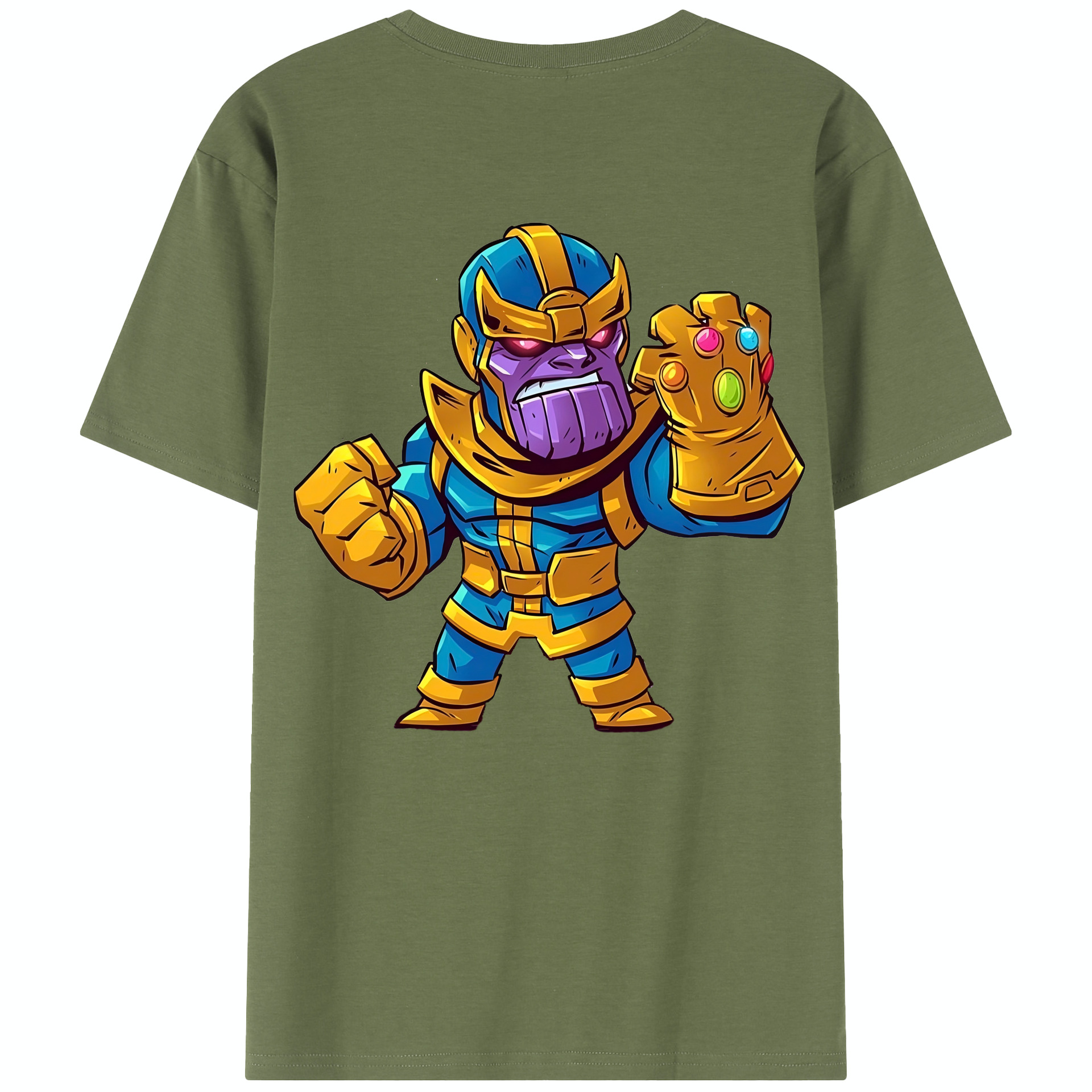 （画像用） アベンジャーズ The Avengers 綿100％半袖Tシャツ（背面プリント）